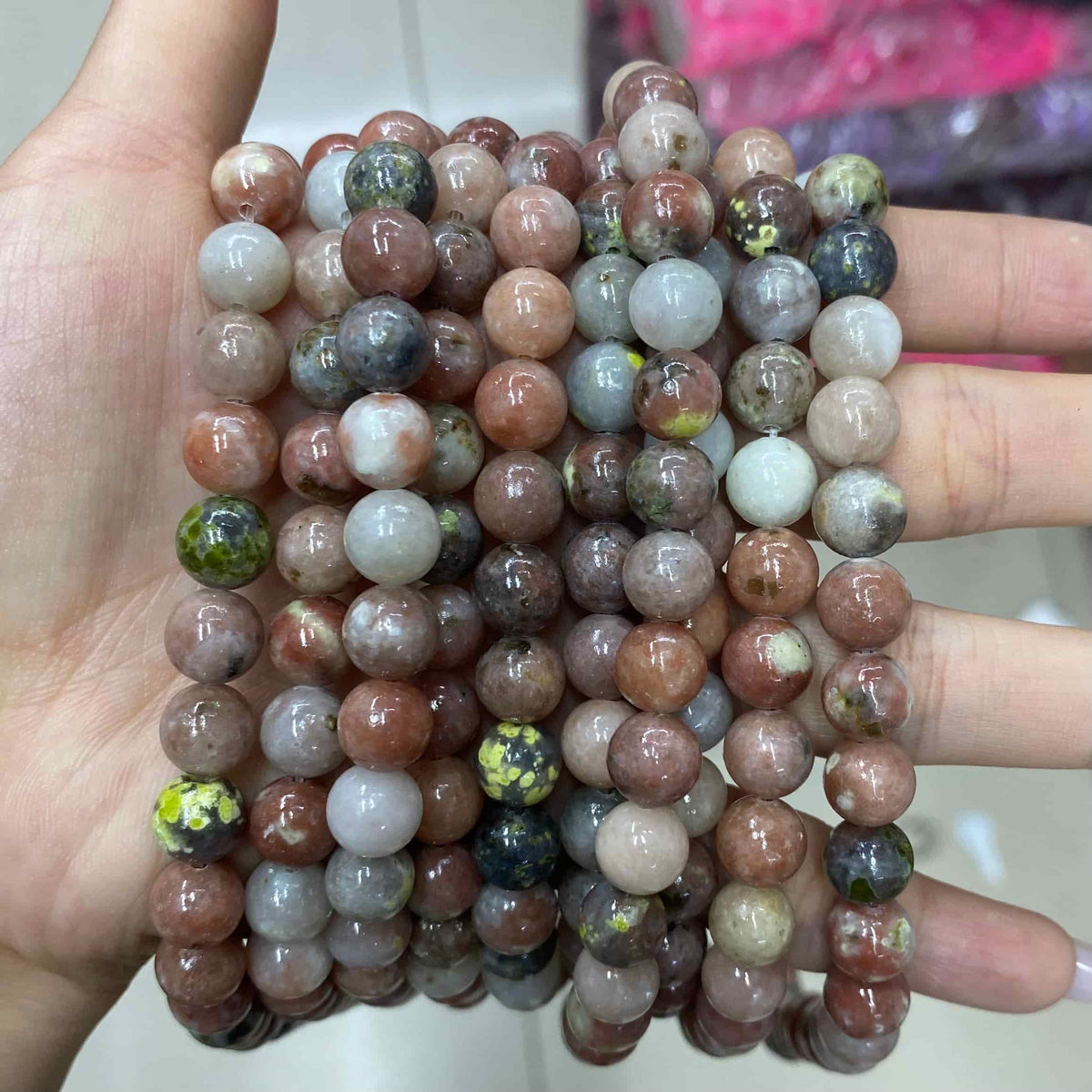 Round Smooth Jasper Beads 4mm 6mm 8mm 10mm
