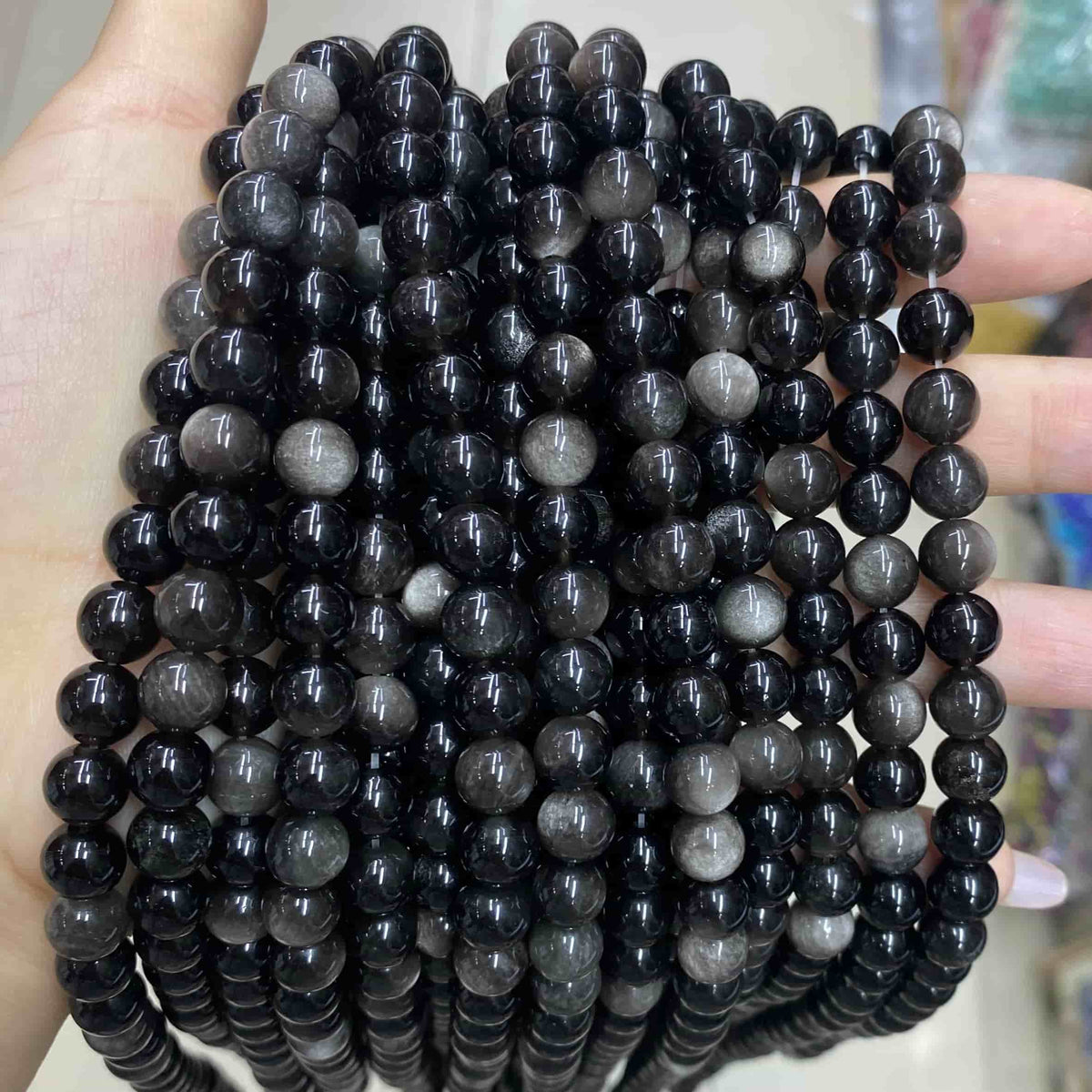Round Smooth Beads Crystal/Quartz/Jasper/Agate 4mm 6mm 8mm 10mm