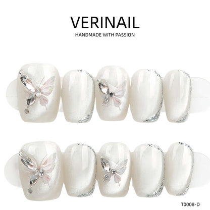 Press On Nails Color White WH03