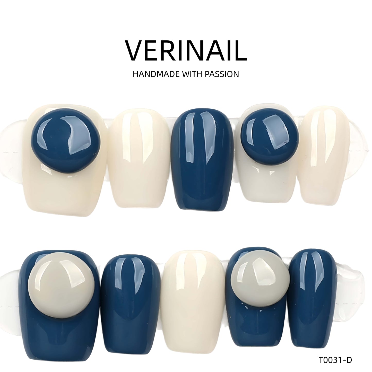 Press On Nails Color White WH02