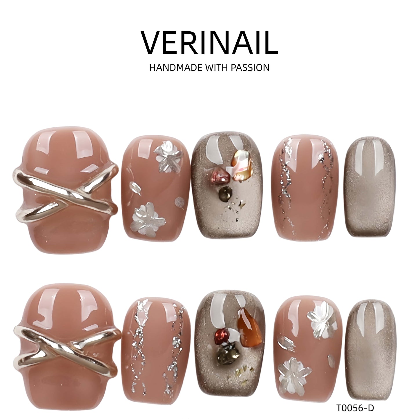 Press On Nails Oval-Short OS01