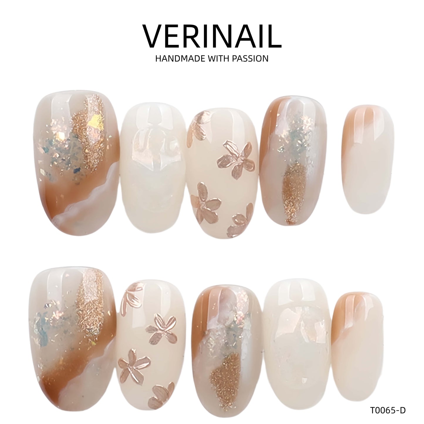 Press On Nails Color Silver SL02
