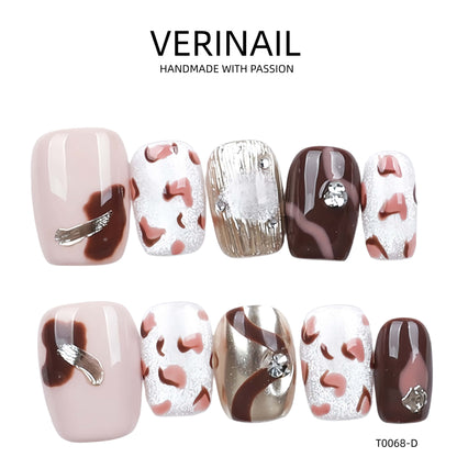 Press On Nails Color Silver SL02