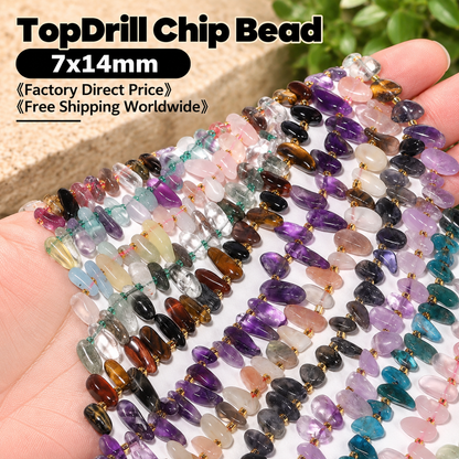 Chips Beads 7x14mm Gemstone/Quartz/Crystal/Aagte