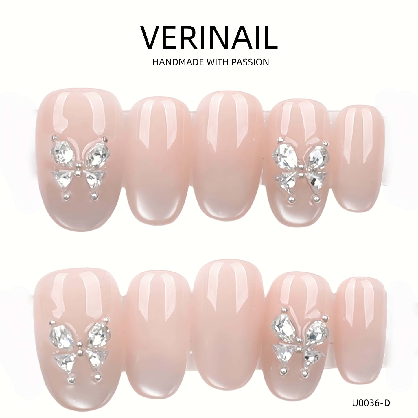 Press On Nails Oval-Short OS02