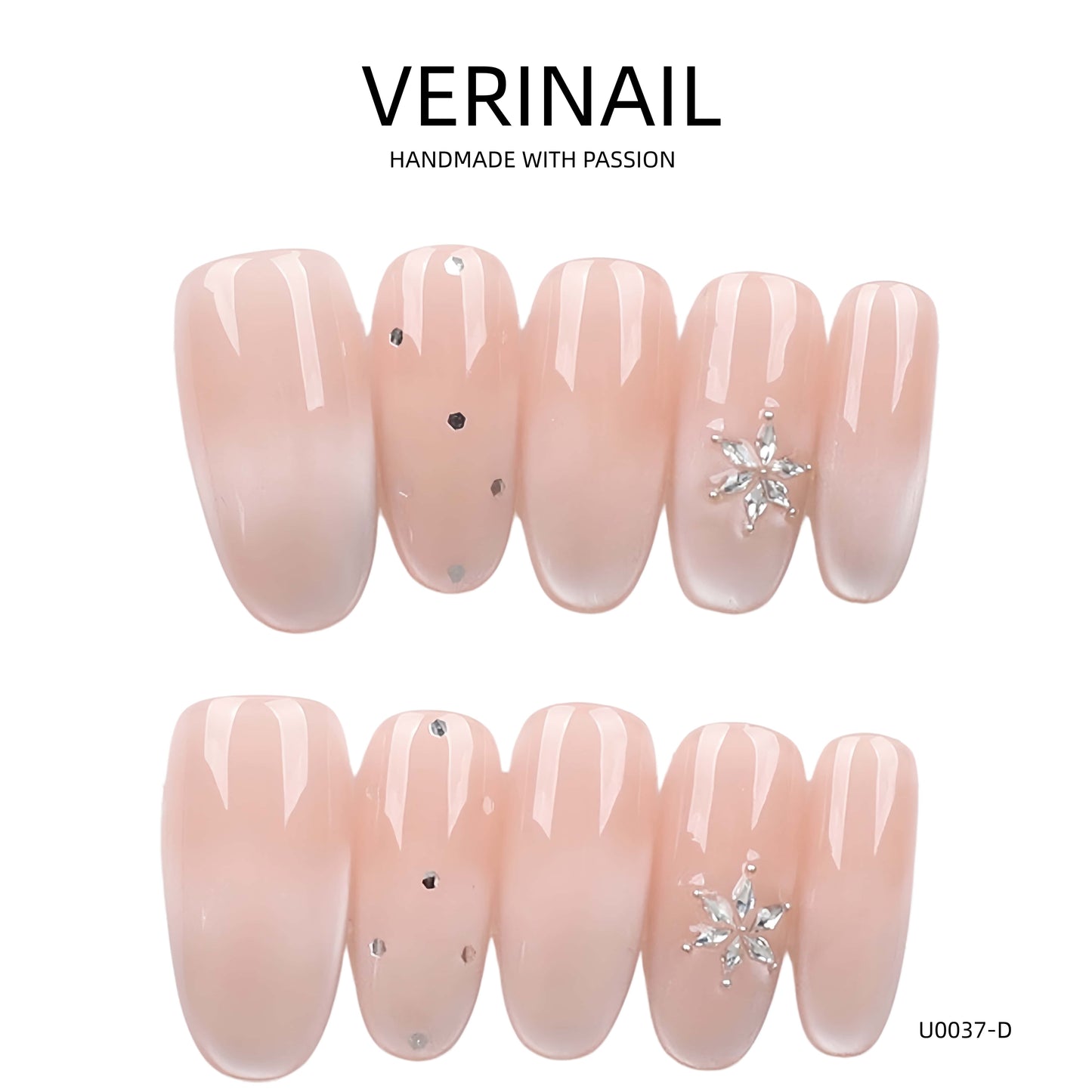 Press On Nails Oval-Long OL07
