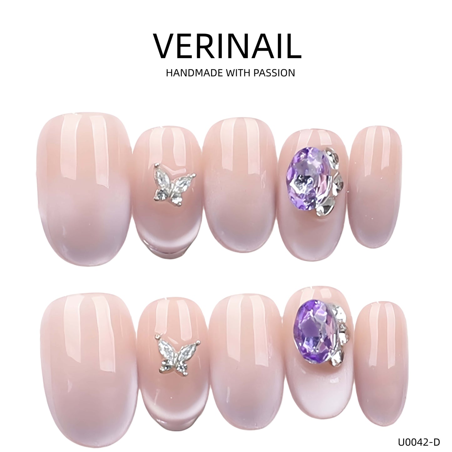 Press On Nails Oval-Long OL01