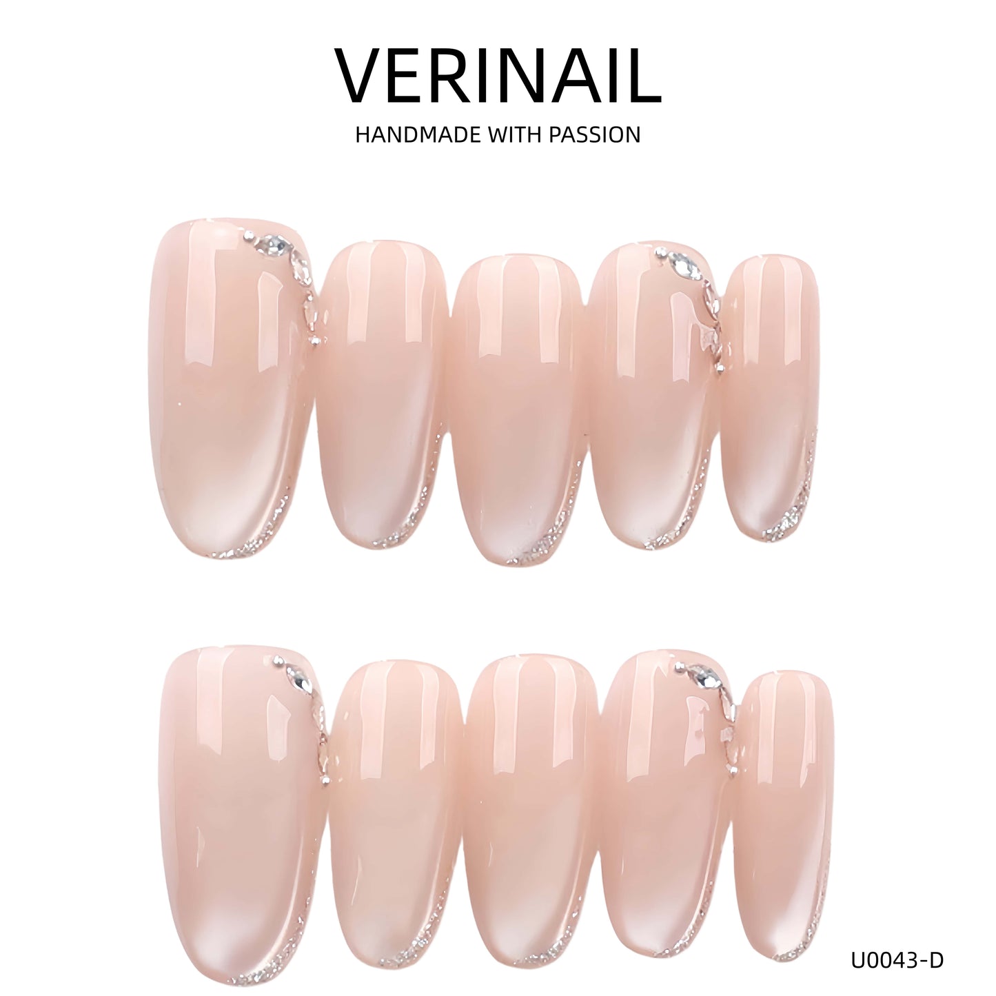 Press On Nails Oval-Long OL07