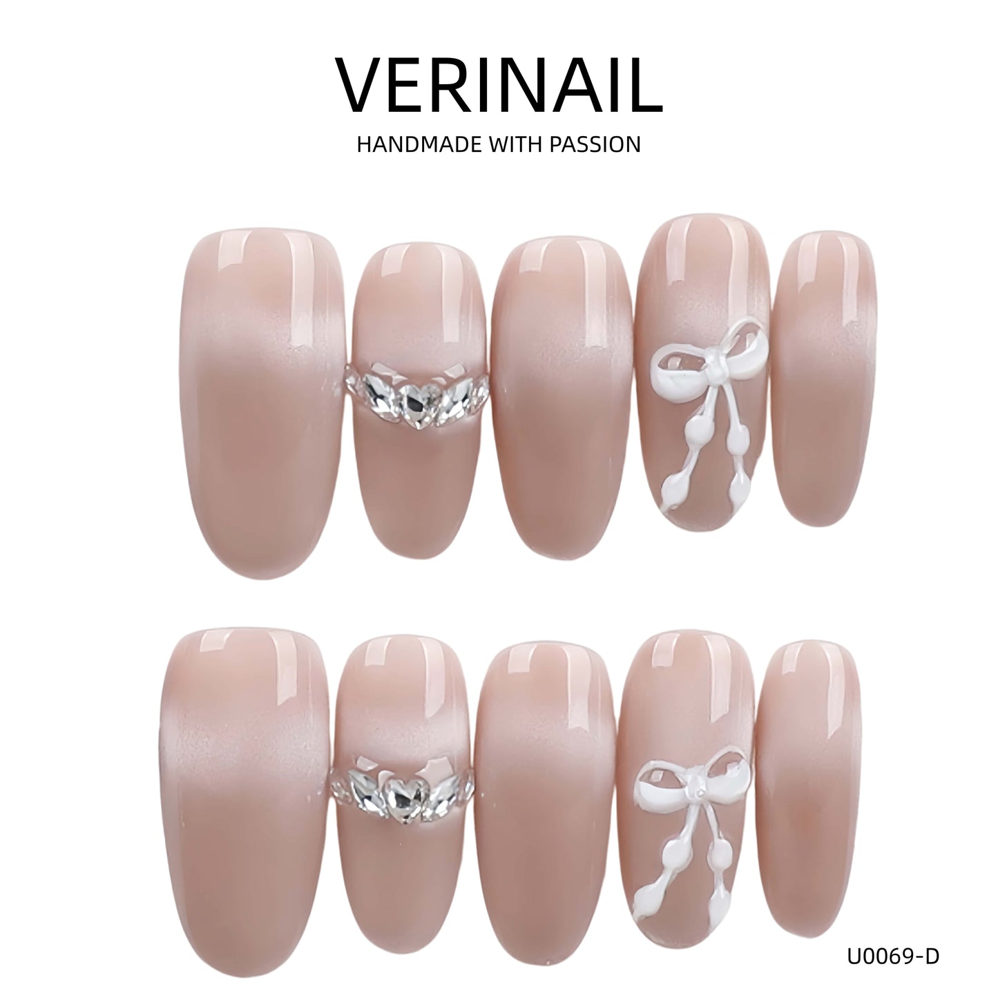 Press On Nails Oval-Long OL04
