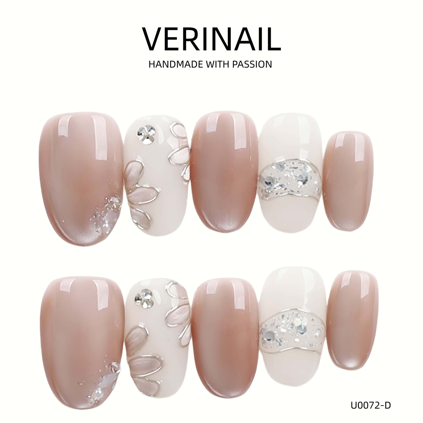 Press On Nails Oval-Long OL06