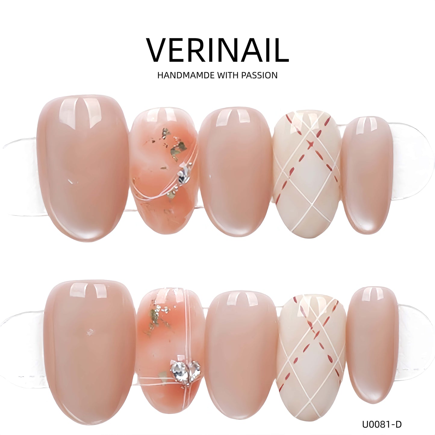 Press On Nails Oval-Long OL01