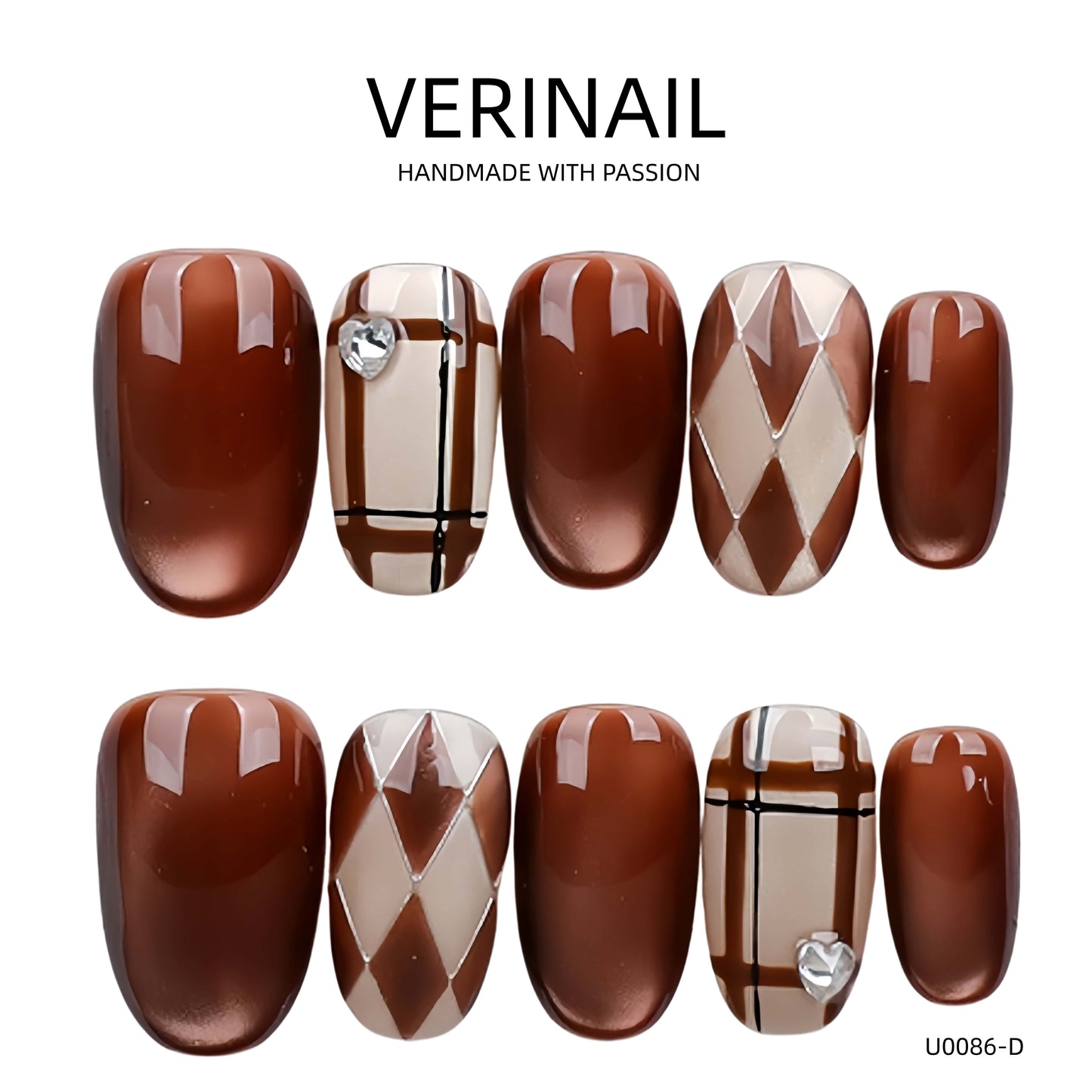 Press On Nails Oval-Long OL03