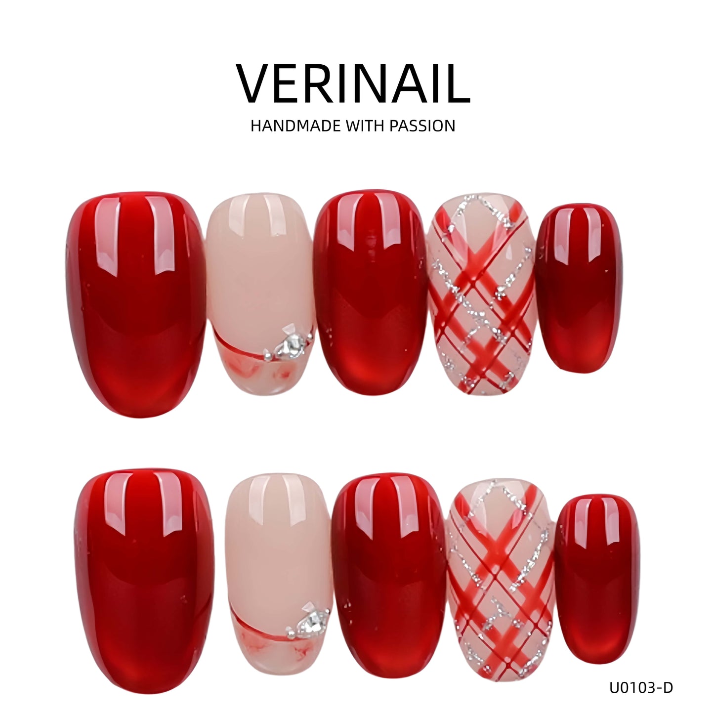 Press On Nails Oval-Long OL01