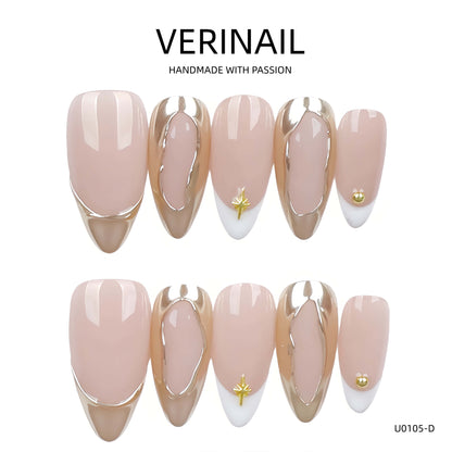 Press On Nails Almond-Medium-AM09