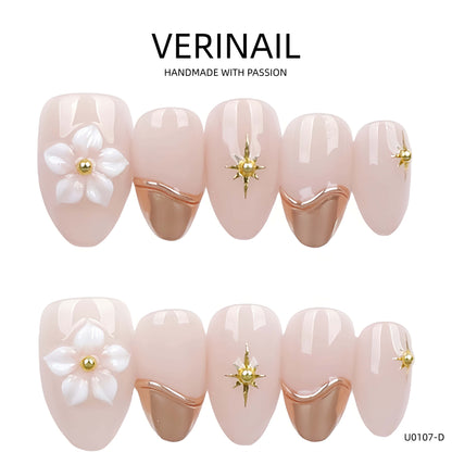 Press On Nails Almond-Medium-AM09