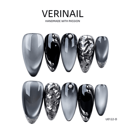 Press On Nails Color Silver SL03