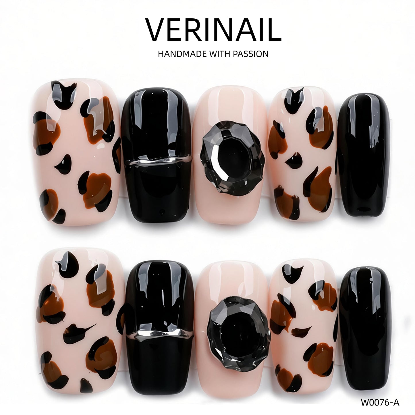 Press On Nails Color Rainbow RN04