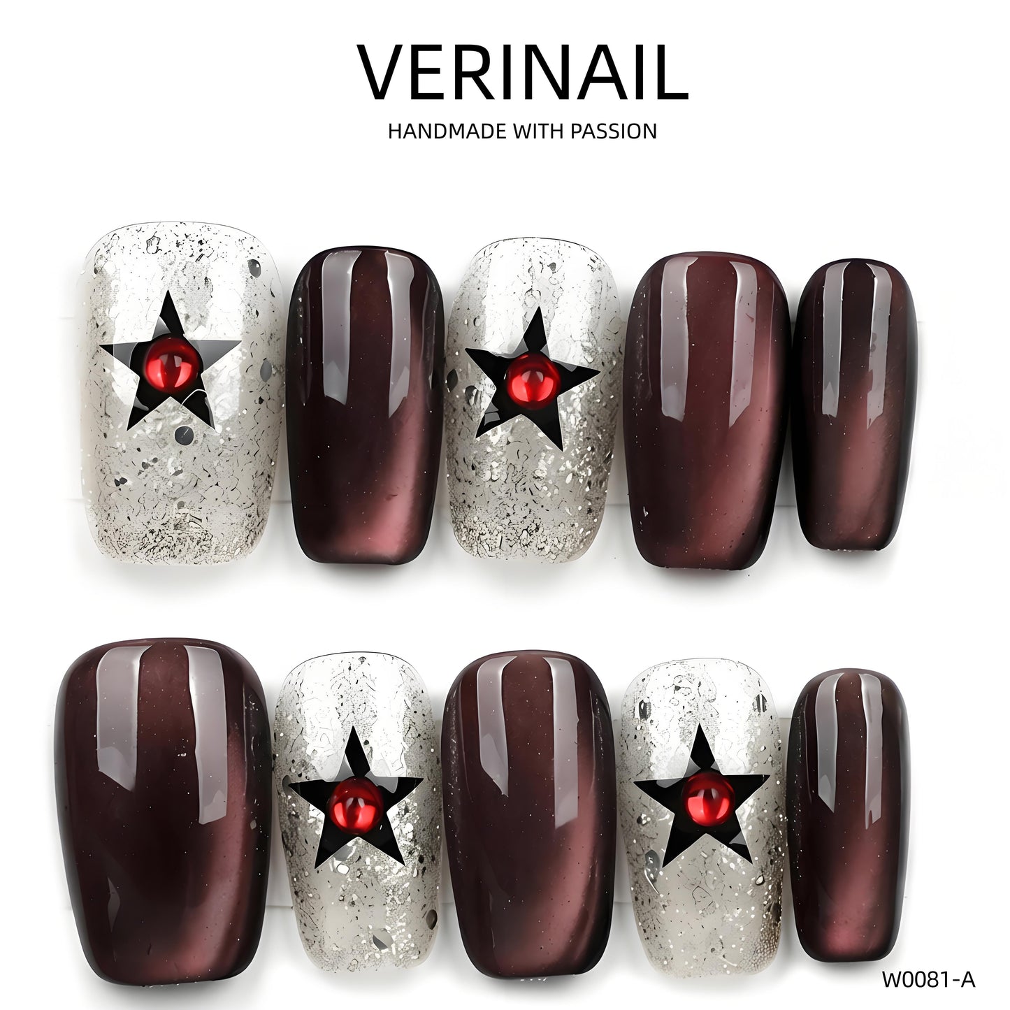 Press On Nails Square-Long SL004