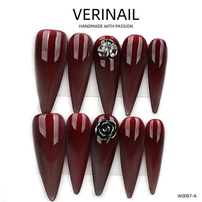Press On Nails Almond-Long-AL03