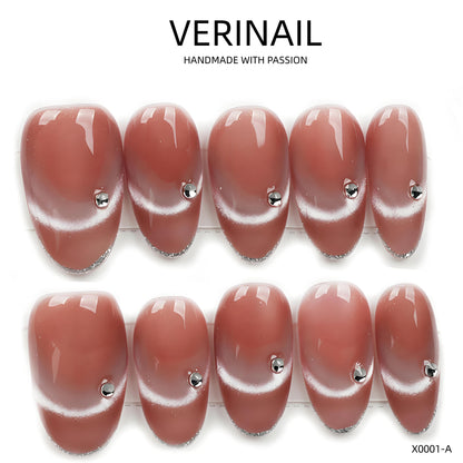 Press On Nails Almond-Medium-AM10