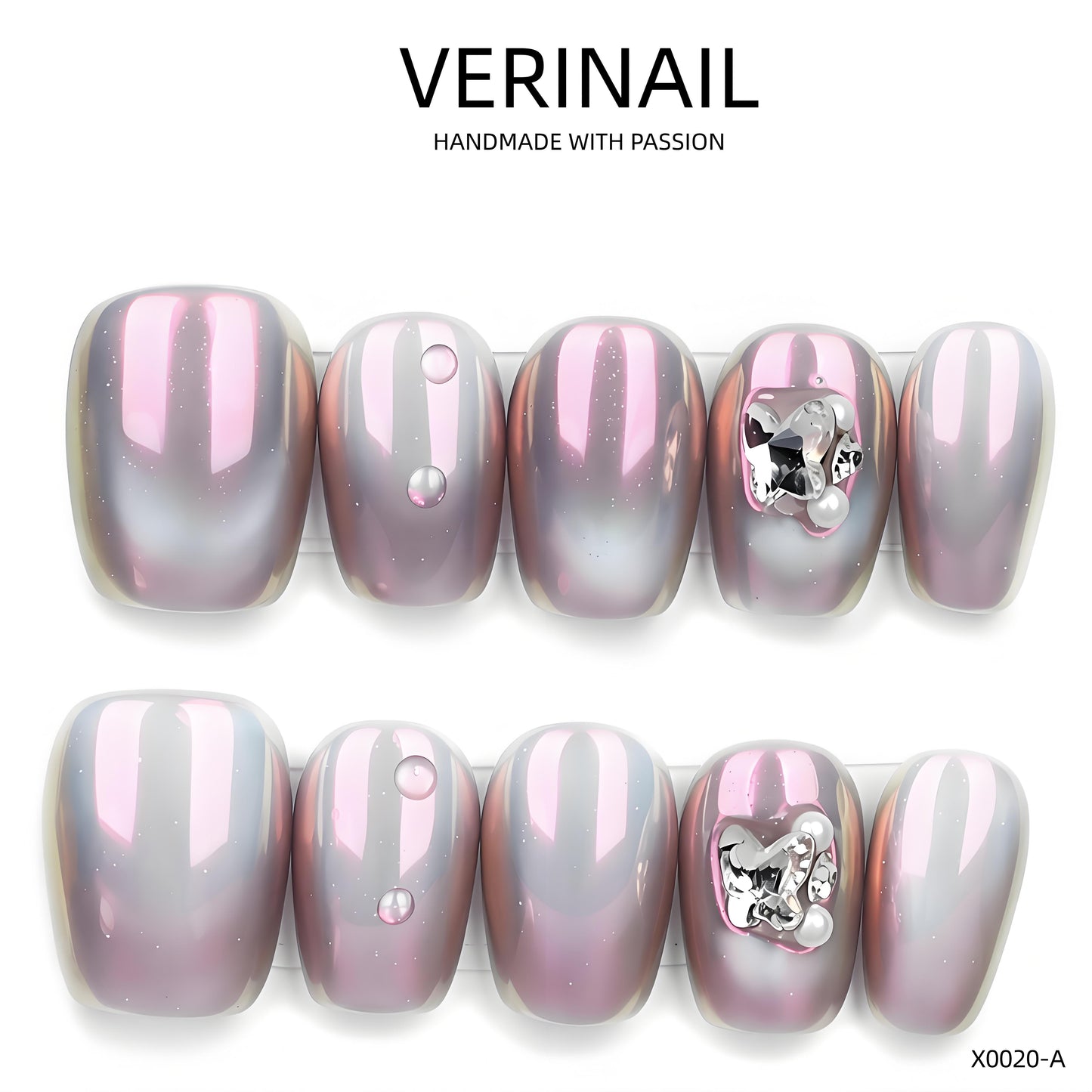 Press On Nails Color Pink CP05