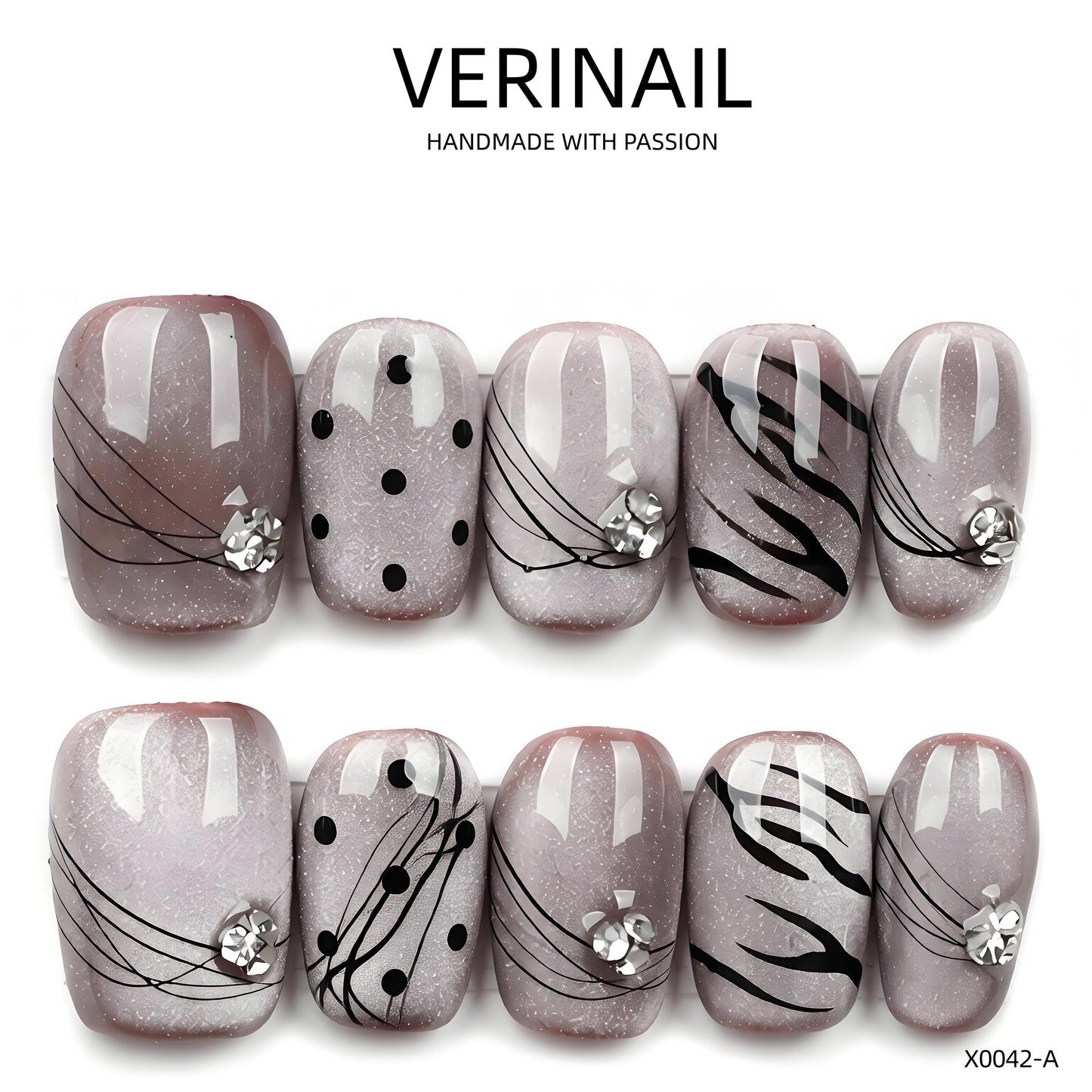 Press On Nails Square-Long SL002