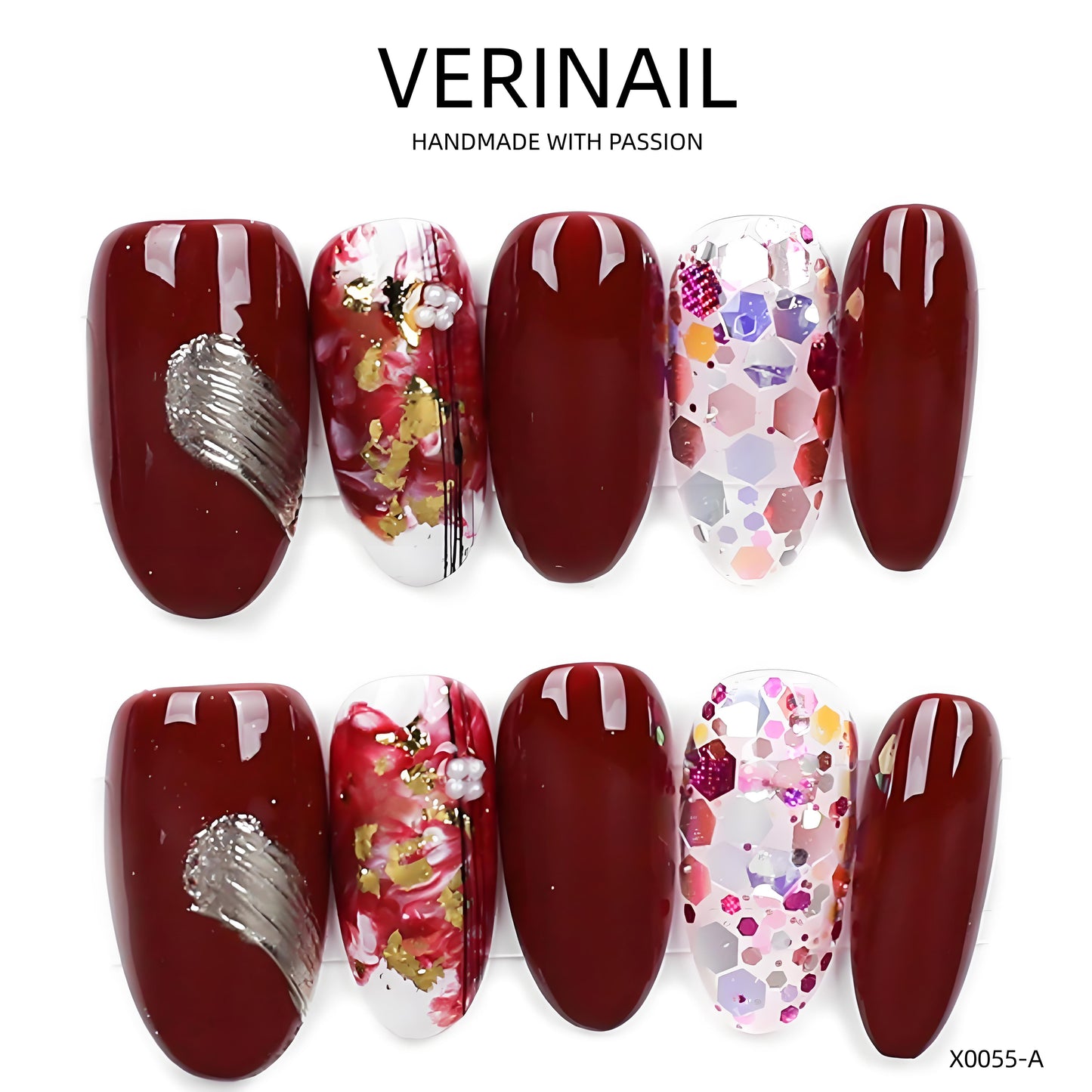 Press On Nails Color Rainbow RN04
