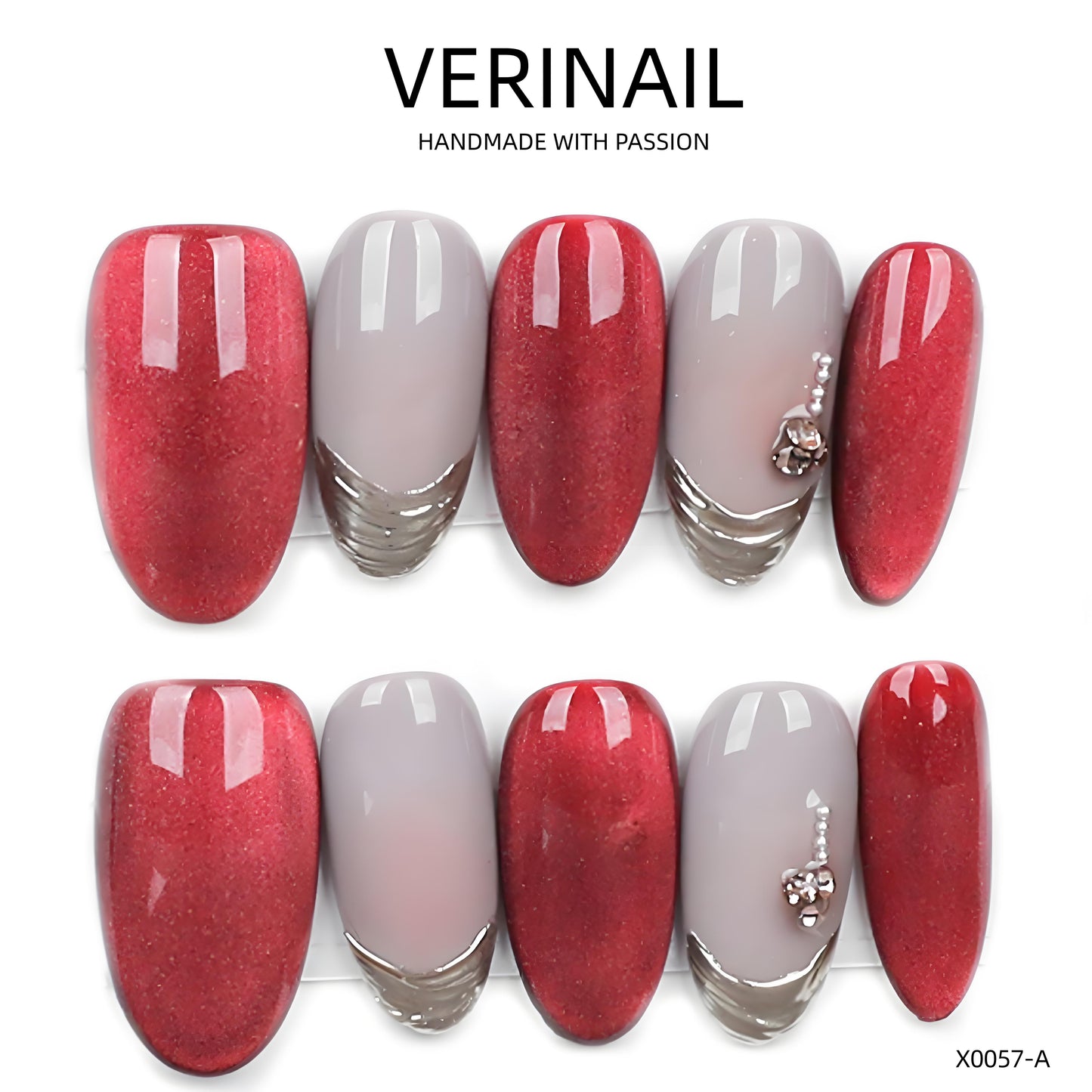 Press On Nails Almond-Medium-AM10