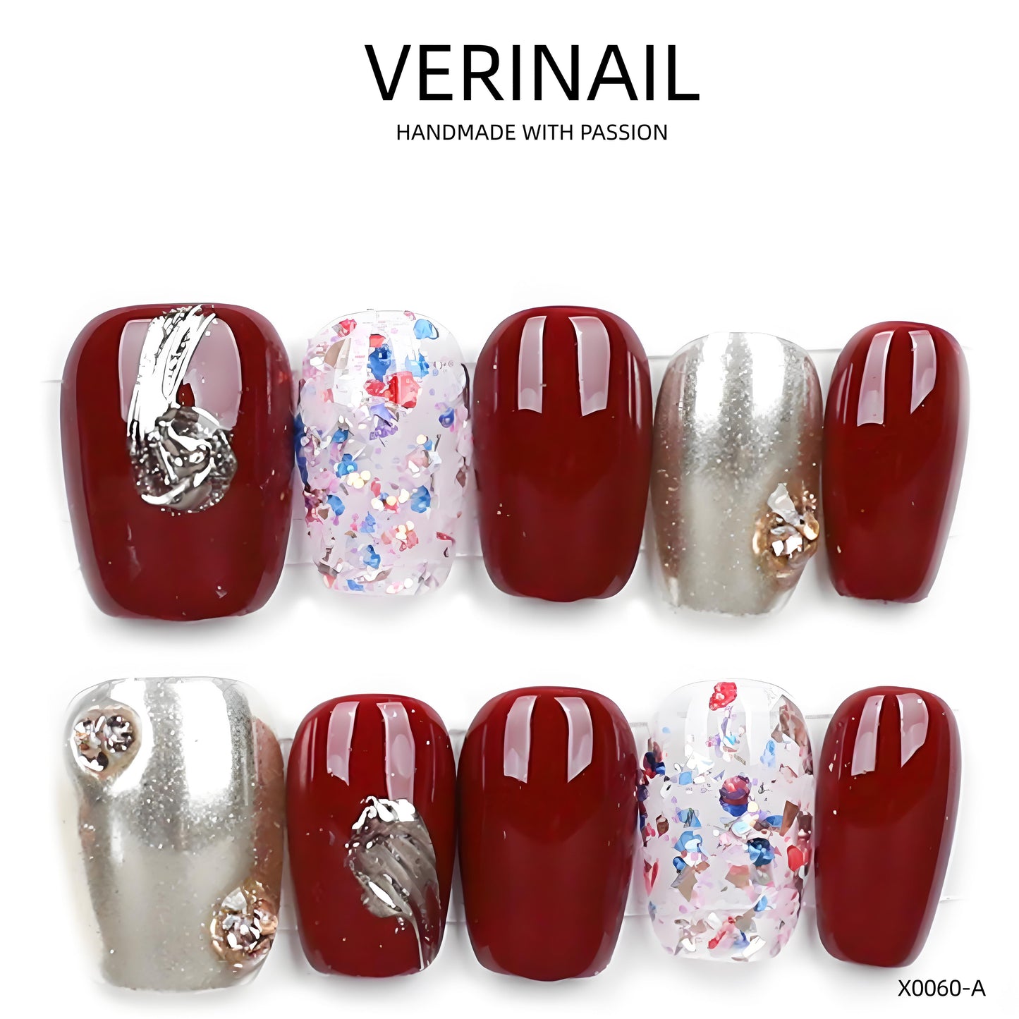 Press On Nails Ballerina- Medium BM01