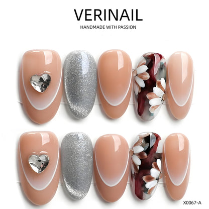 Press On Nails Almond-Medium-AM10