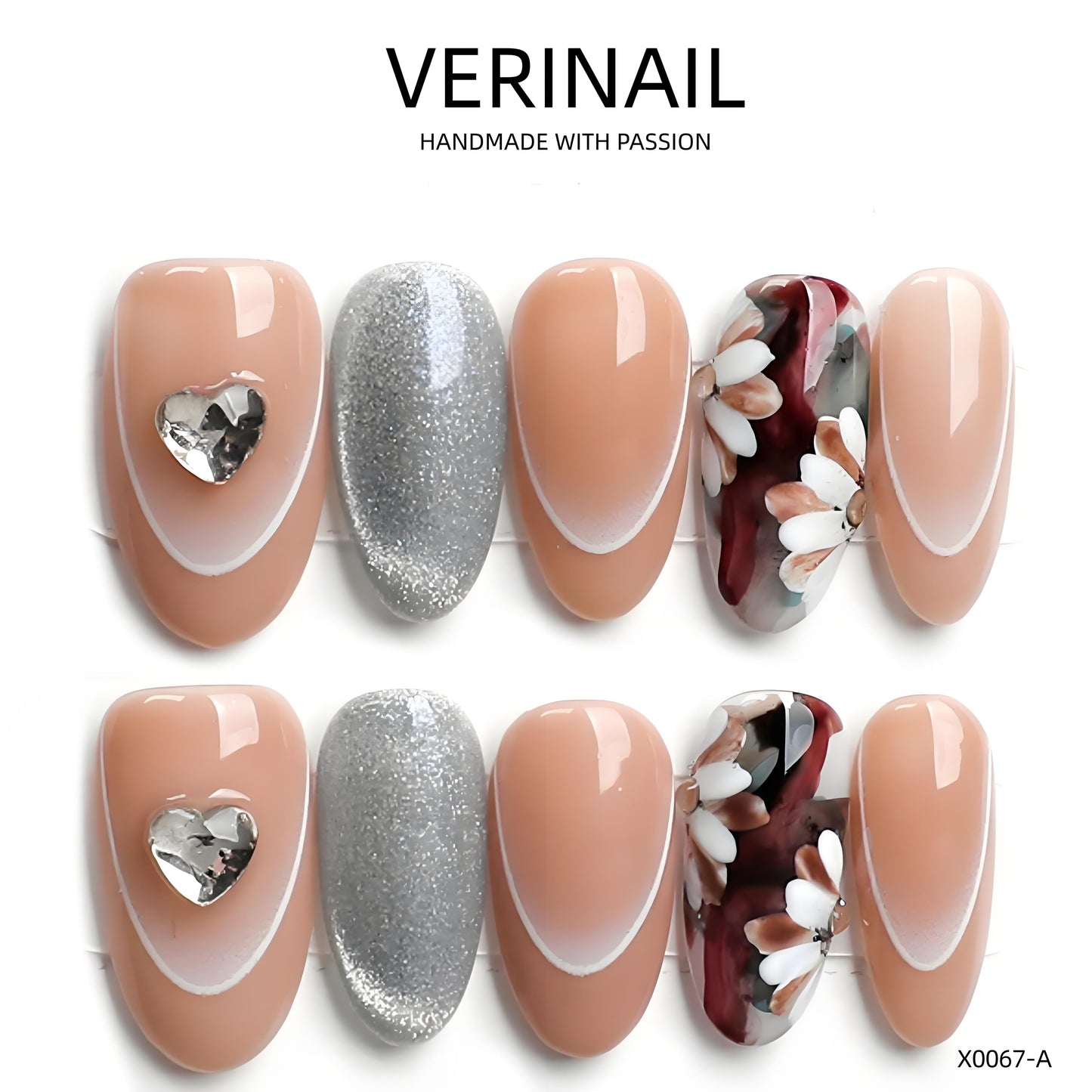 Press On Nails Oval-Long OL04