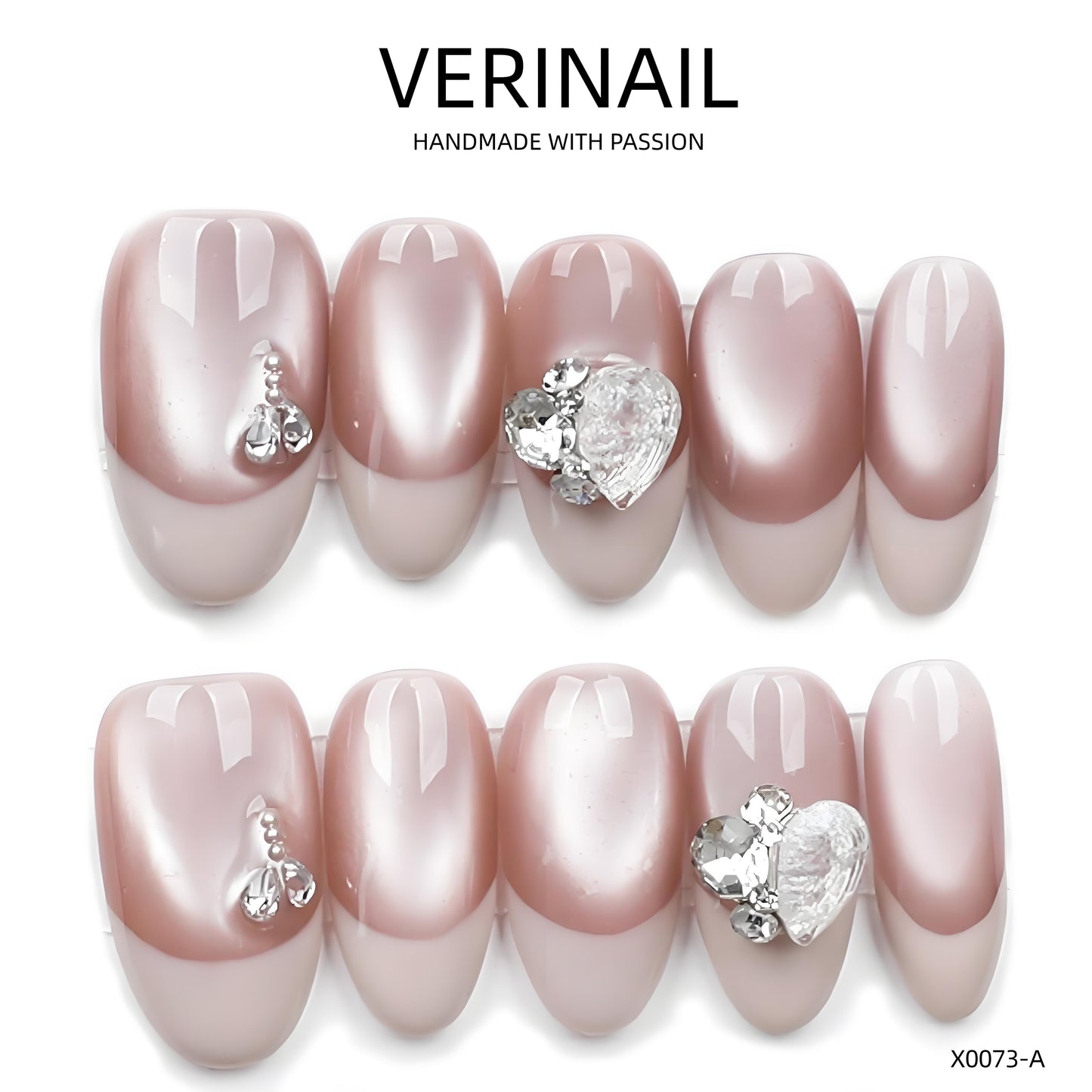 Press On Nails Almond-Medium-AM10