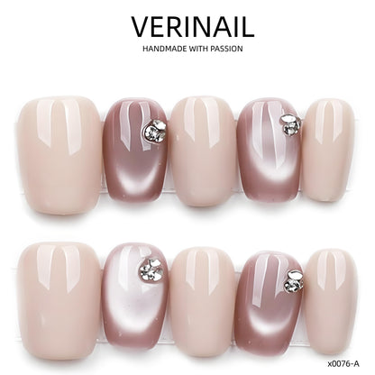 Press On Nails Oval-Short OS04