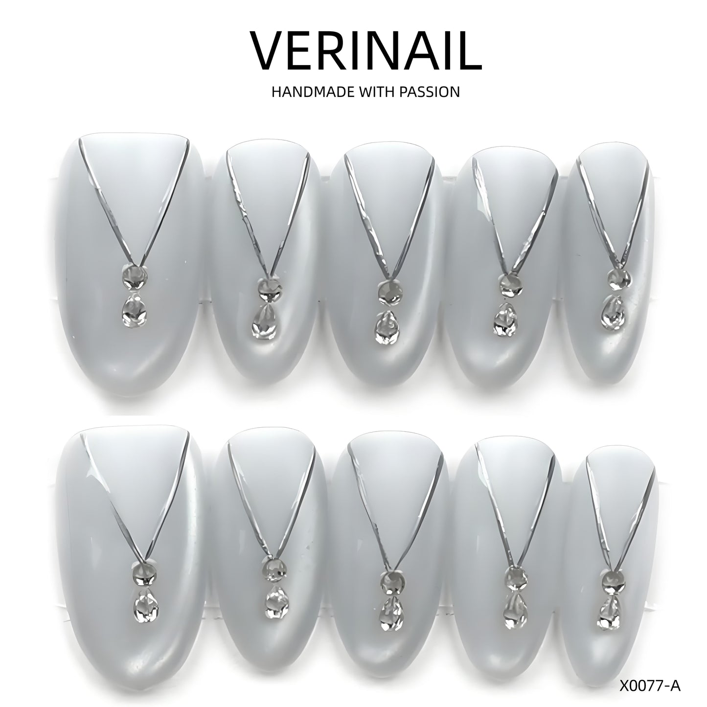 Press On Nails Almond-Medium-AM10