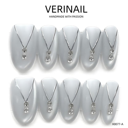Press On Nails Almond-Medium-AM10