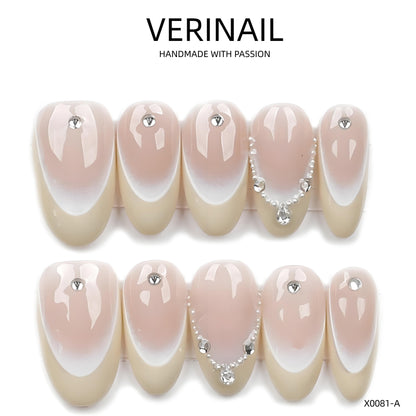 Press On Nails Almond-Medium-AM10