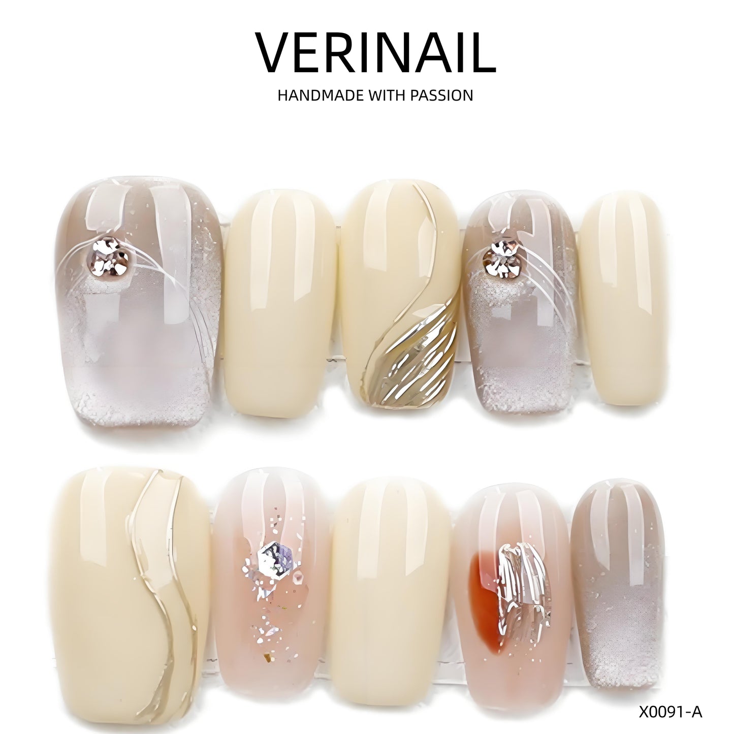 Press On Nails Square-Long SL002