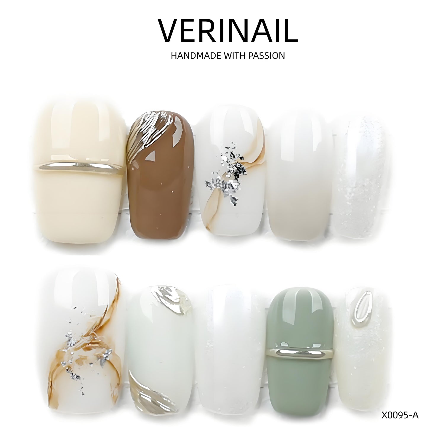 Press On Nails Color White WH02