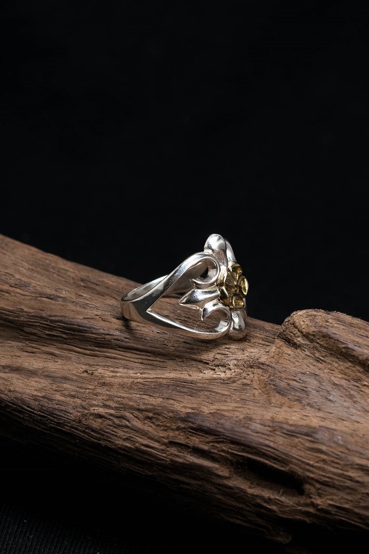 Takahashi Goro Cherry Handmade Sterling Silver Ring