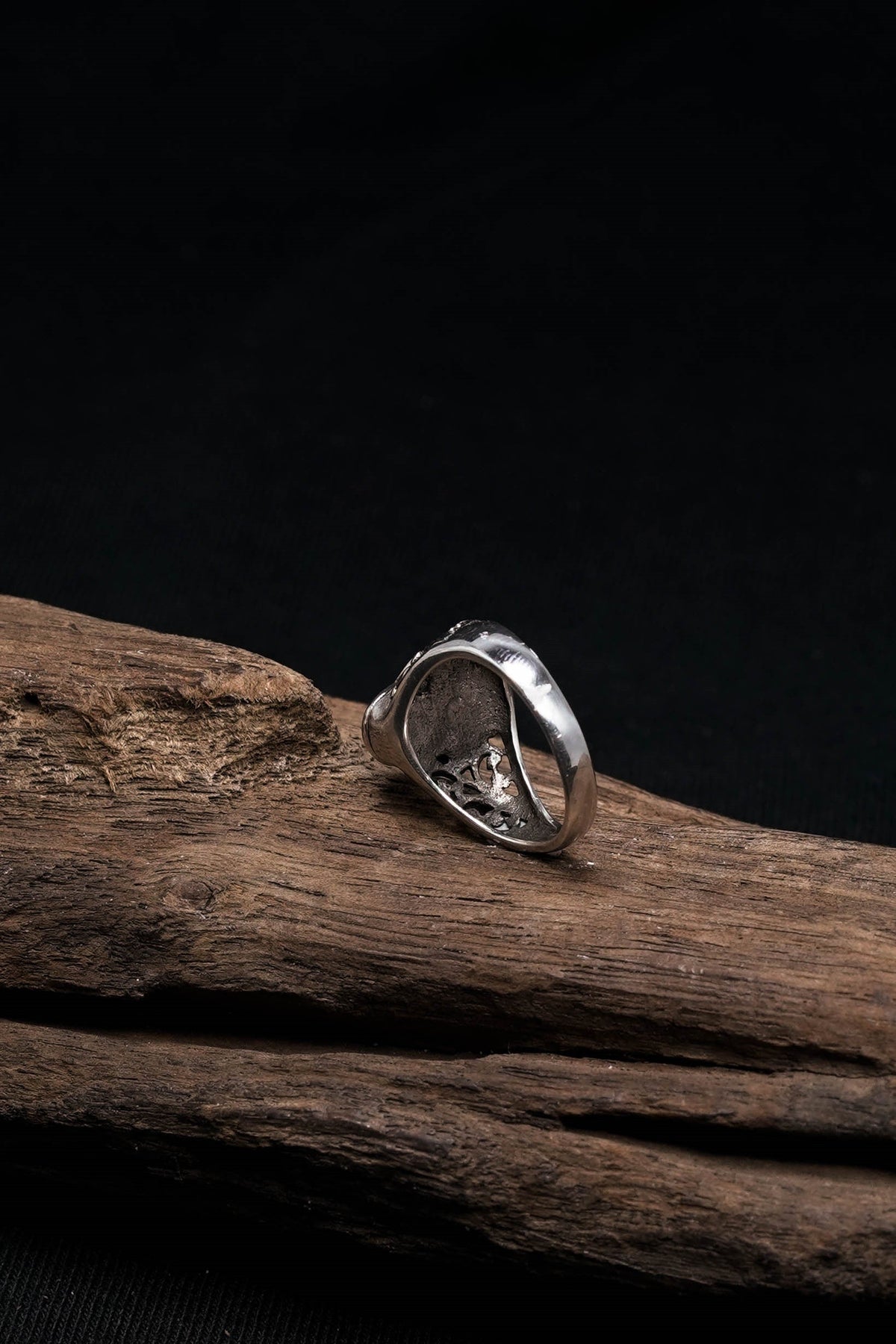 Antique Retro Secret Box 925 Sterling Silver Rings