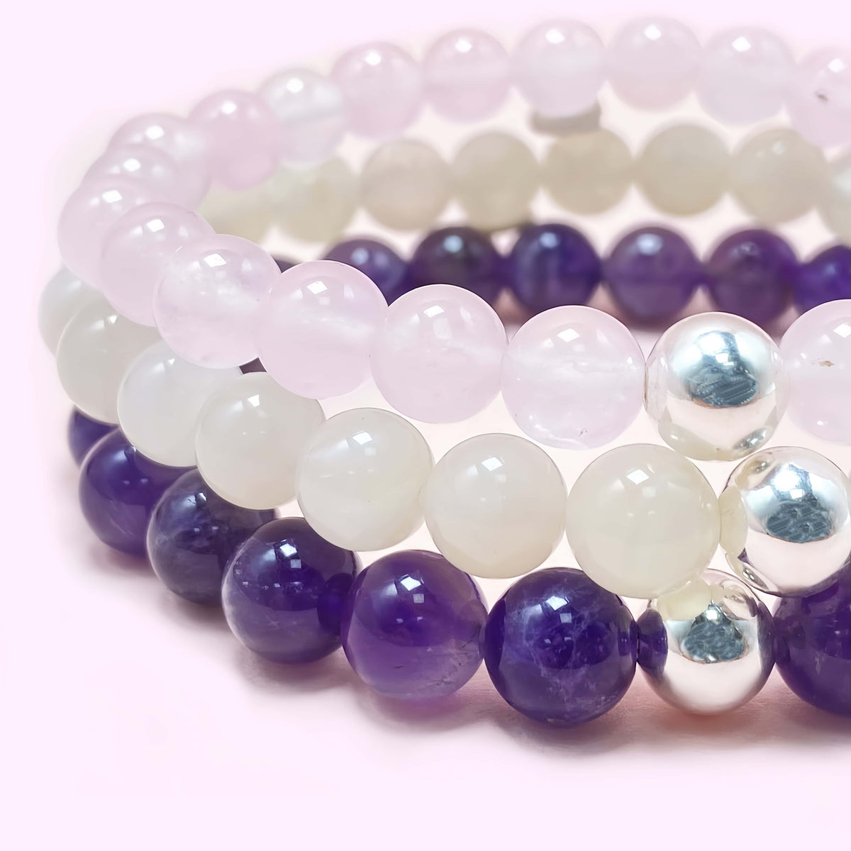 Triple Love Crystal Bracelet for Love and Relationship