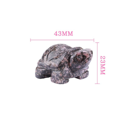 Turtle Statue Hand Carved Animal Figurine