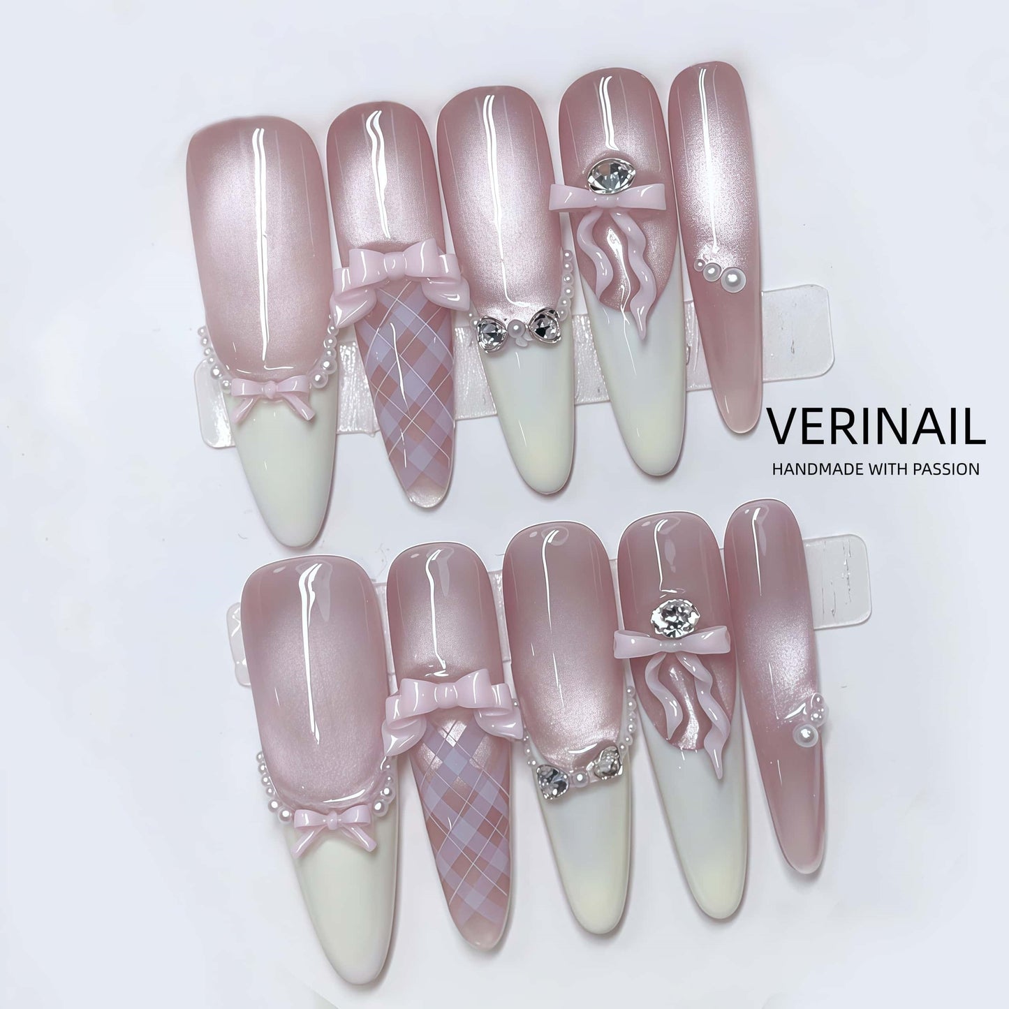 Press On Nails Color Pink CP05