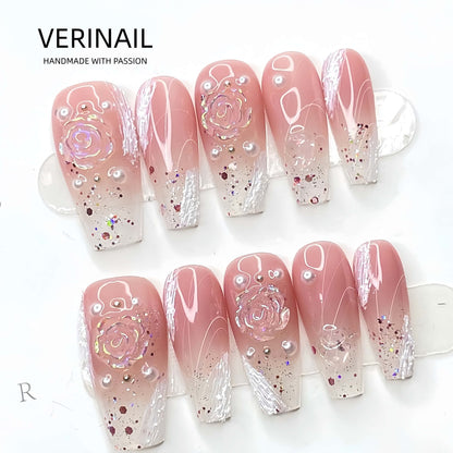 Press On Nails Color Pink CP05