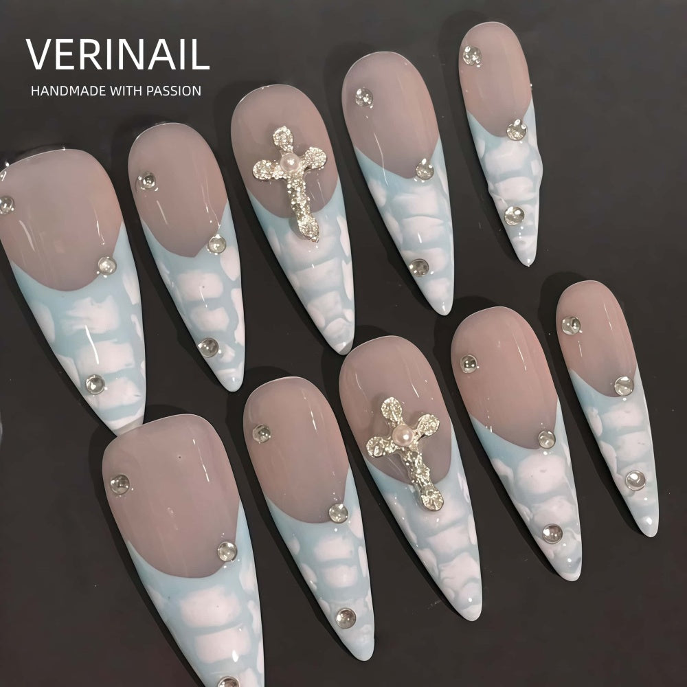 #2-11 Pressed On Nails Box – Handmade, Reusable, Unique Styles