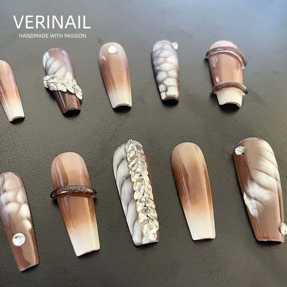 #2-11 Pressed On Nails Box – Handmade, Reusable, Unique Styles
