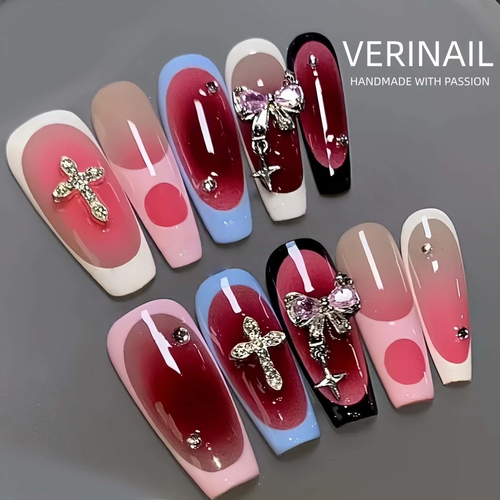 #4-11 Press-On Nails Box Handmade, Reusable, Unique Styles