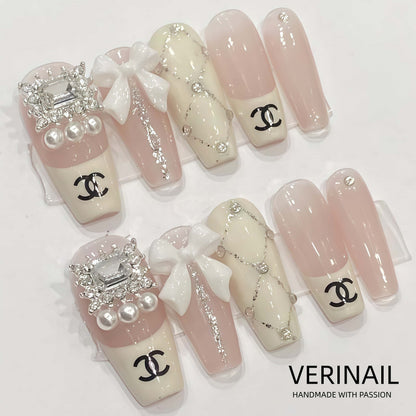 Press On Nails Color White WH01