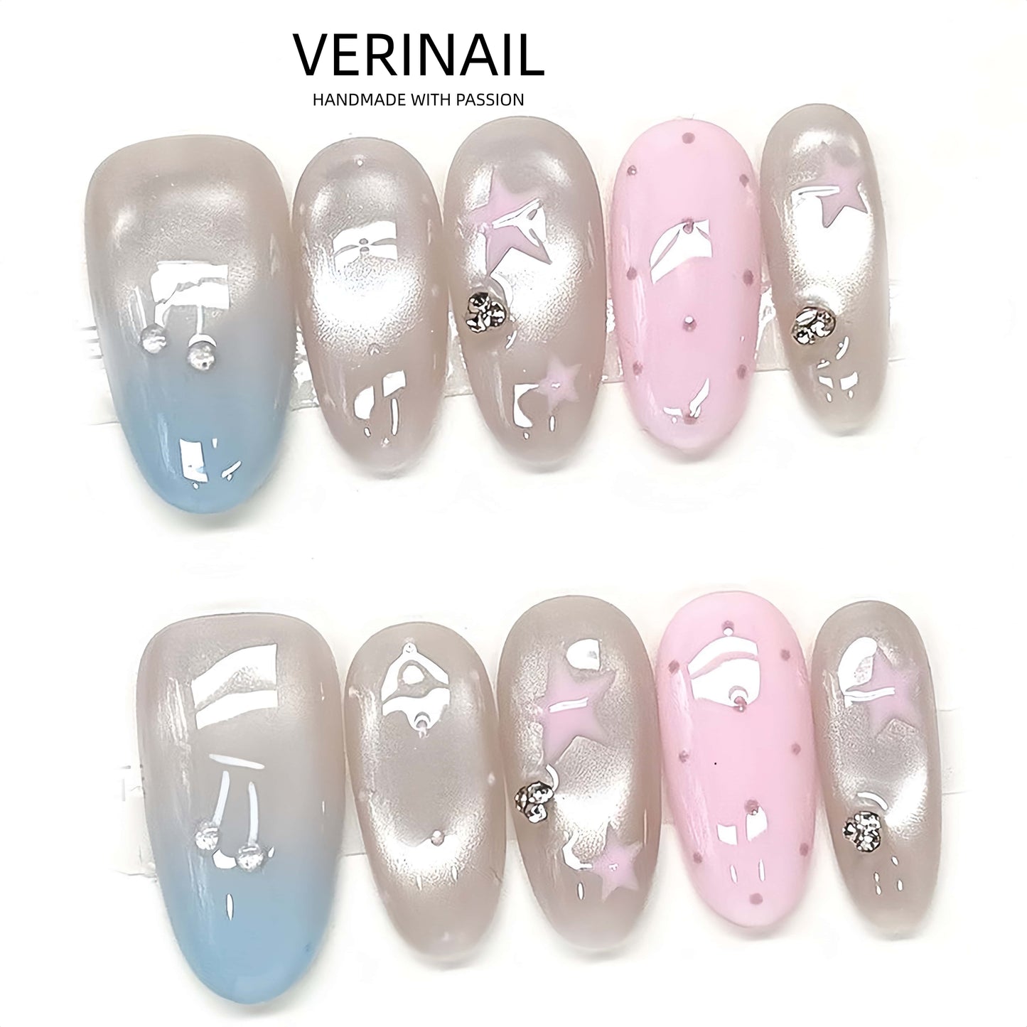 Press On Nails Color Yellow YW03