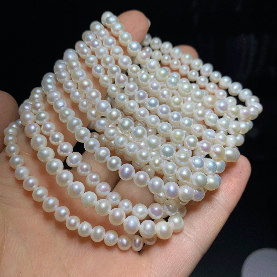Wholesale Natural Pearl Crystal Bracelet